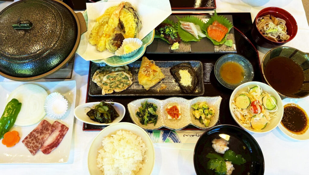 葛尾村産黒毛和牛を贅沢に味わうー「歩（あゆむ）御膳」1泊2食付きプラン