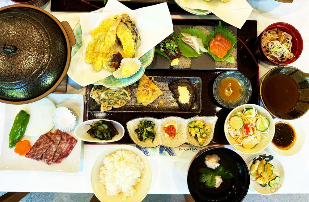 葛尾村産黒毛和牛を贅沢に味わうー「歩(あゆむ)御膳」※1泊2食プラン夕食